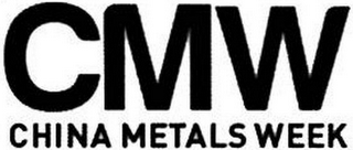 CMW CHINA METALS WEEK logo