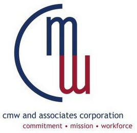 CMW CMW AND ASSOCIATES CORPORATION COMMITMENT · MISSION · WORKFORCE logo