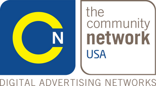 CN THE COMMUNITY NETWORK USA DIGITAL ADVERTISING NETWORKS logo