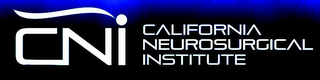 CNI CALIFORNIA NEUROSURGICAL INSTITUTE logo