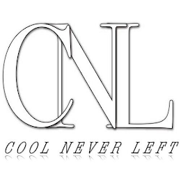 CNL COOL NEVER LEFT logo