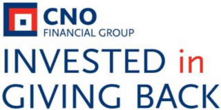 CNO FINANCIAL GROUP INVESTED IN GIVING BACK logo