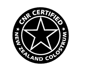 CNR CERTIFIED NEW ZELAND COLOSTRUM logo