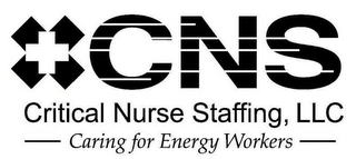 CNS CRITICAL NURSE STAFFING, LLC. CARING FOR ENERGY WORKERS logo