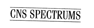 CNS SPECTRUMS logo
