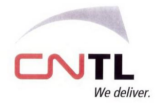 CNTL WE DELIVER. logo