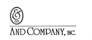 & CO. AND COMPANY, INC. logo