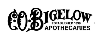 C.O. BIGELOW ESTABLISHED 1836 APOTHECARIES logo