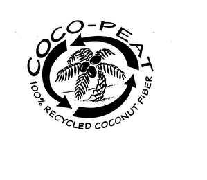 CO-CO PEAT 100% RECYCLED COCONUT FIBER logo