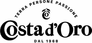 CO COSTA D'ORO TERRA PERSONE PASSIONE DAL 1968 logo