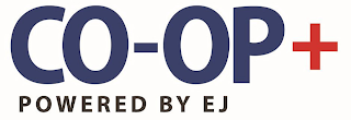 CO-OP+ POWERED BY EJ logo