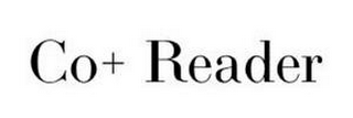 CO+ READER logo