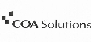COA SOLUTIONS logo