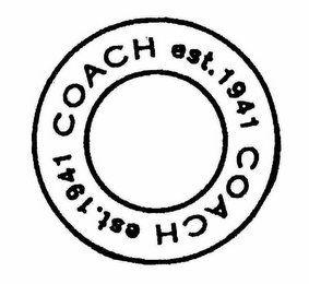 COACH EST. 1941 logo