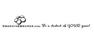 COACHINGSOURCE.COM BE A STUDENT OF YOUR GAME! logo