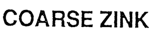 COARSE ZINK logo