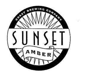 COAST BREWING COMPANY SUNSET AMBER logo