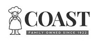 COAST FAMILY OWNED SINCE 1922 logo