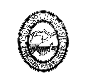 COAST LAGER PREMIUM DRAFT logo