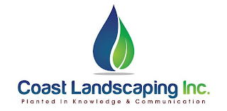 COAST LANDSCAPING INC. PLANTED IN KNOWLEDGE & COMMUNICATION logo