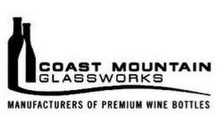 COAST MOUNTAIN GLASSWORKS MANUFACTURERS OF PREMIUM WINE BOTTLES logo