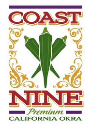 COAST NINE PREMIUM CALIFORNIA OKRA logo
