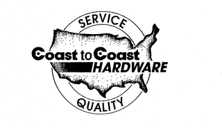 COAST TO COAST HARDWARE SERVICE QUALITY logo