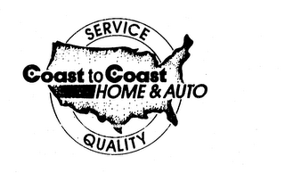 COAST TO COAST HOME & AUTO SERVICE QUALITY logo