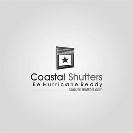 COASTAL SHUTTERS BE HURRICANE READY COASTAL-SHUTTERS.COM logo