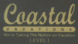 COASTAL VACATIONS WE'RE TAKING THE NATION ON VACATION LEVEL I logo