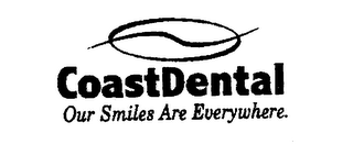 COASTDENTAL OUR SMILES ARE EVERYWHERE. logo