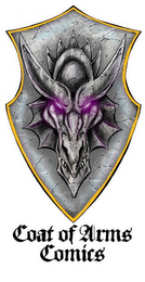 COAT OF ARMS COMICS logo