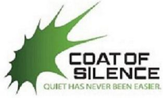 COAT OF SILENCE QUIET HAS NEVER BEEN EASIER logo