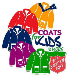 COATS FOR KIDS & MORE THE SALVATION ARMY logo