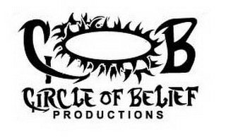 COB CIRCLE OF BELIEF PRODUCTIONS logo