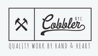 COBBLERNYC QUALITY WORK BY HAND & HEART logo
