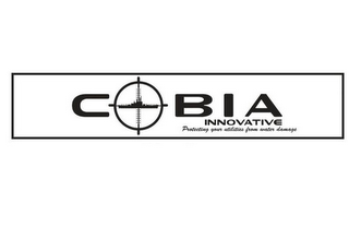 COBIA INNOVATIVE PROTECTING YOUR UTILITIES FROM WATER DAMAGE logo
