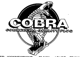COBRA COMMERCIAL QUALITY PLUG logo
