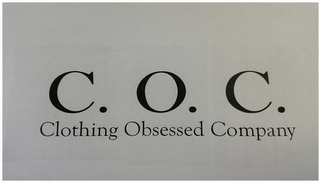 C.O.C. CLOTHING OBSESSED COMPANY logo