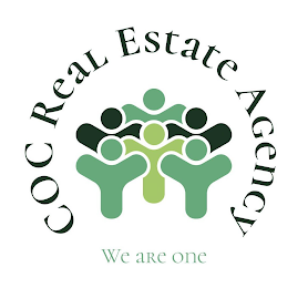 COC REAL ESTATE AGENCY WE ARE ONE logo