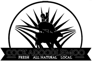 COCKADOODLEMOO FRESH ALL NATURAL LOCAL logo