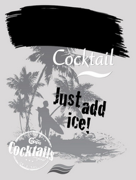 COCKTAIL JUST ADD ICE! COPPA COCKTAILS logo