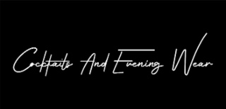 COCKTAILS AND EVENING WEAR logo