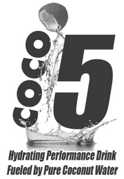 COCO 5 HYDRATING PERFORMANCE DRINK FUELED BY PURE COCONUT WATER logo
