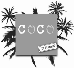 COCO ALL NATURAL logo