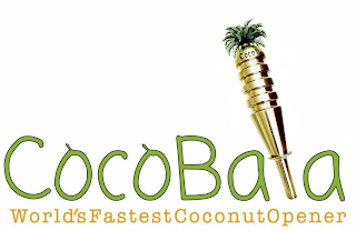 COCO B COCOBALA WORLD'S FASTEST COCONUT OPENER logo