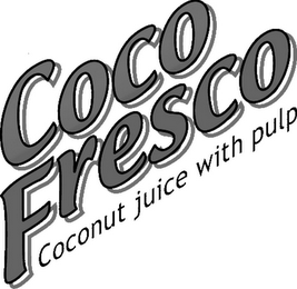 COCO FRESCO COCONUT JUICE WITH PULP logo