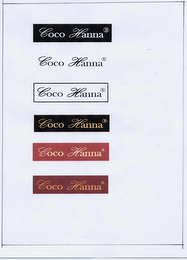 COCO HANNA logo