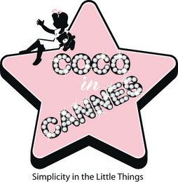 COCO IN CANNES SIMPLICITY IN THE LITTLETHINGS logo