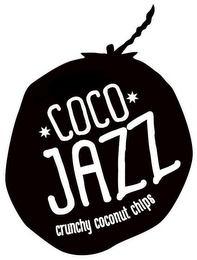 COCO JAZZ CRUNCHY COCONUT CHIPS logo